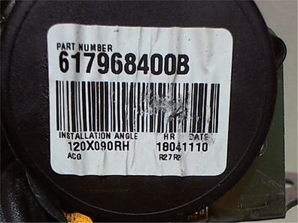 Ремень безопасности правый задний Nissan Juke, 201