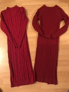 Платье вязанное