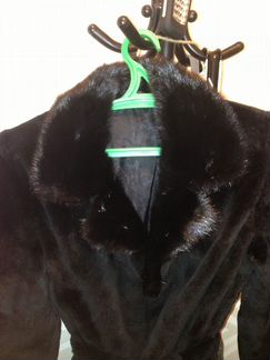 Шуба (щипаная нутрия) + норка