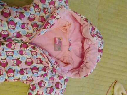 Комбинезон зимний 74+шапка