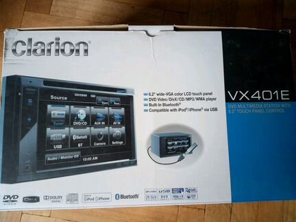 Магнитола Clarion VX 401E 2din