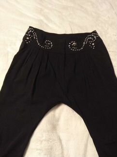 Брюки с заниженным шаговым швом