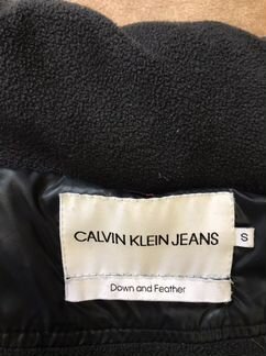 Пуховик calvin clein jeans