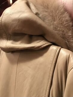 Весеннее кожаное пальто 