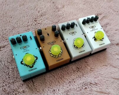 Педалборд и набор педалей Yerasov для бас гитары