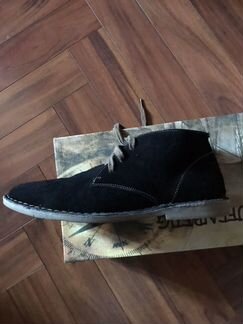 Полуботинки весна-осень, чёрные,размер 44,б/у в ид