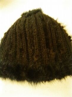 Шапка вязаная норка