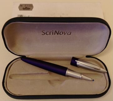 Подарочная шариковая ручка Scrinova фиолетовая