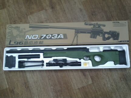 Детская снайперская пневмат. винтовка AWP 703A