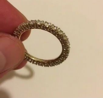 Золотое кольцо Chopard 1.4ct