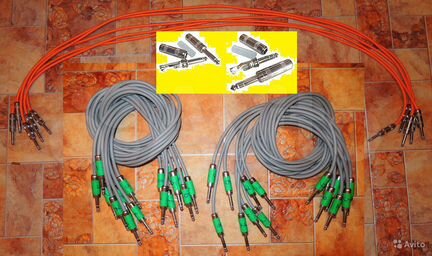 Студийные кабели canare и джеки switchcraft