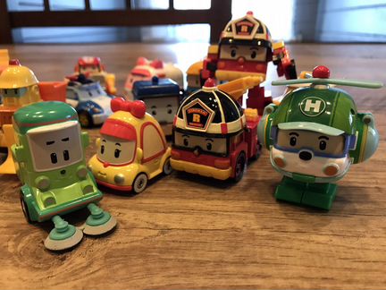 Набор машинок Silverlit Поли Робокар