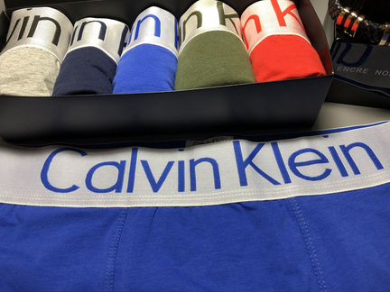 Трусы мужские Calvin синие L