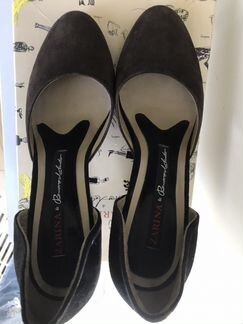 Туфли замшевые