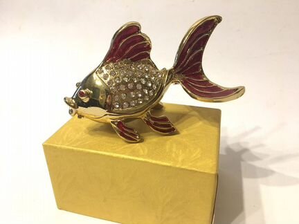 Шкатулка декоративная «Золотая рыбка»