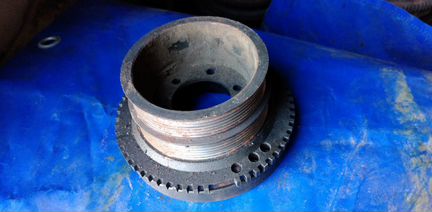 Шкив коленвала двигатель Змз 405 409 двойной