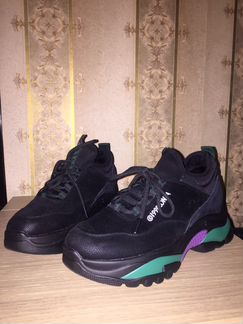 Женские кроссовки из натуральной замши и кожи, 39р