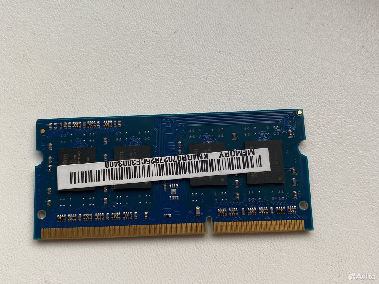 Оперативная память для ноутбука. DDR3 4Gb 1RX8 PC3