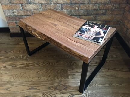 Столик журнальный, кофейный массив слэб