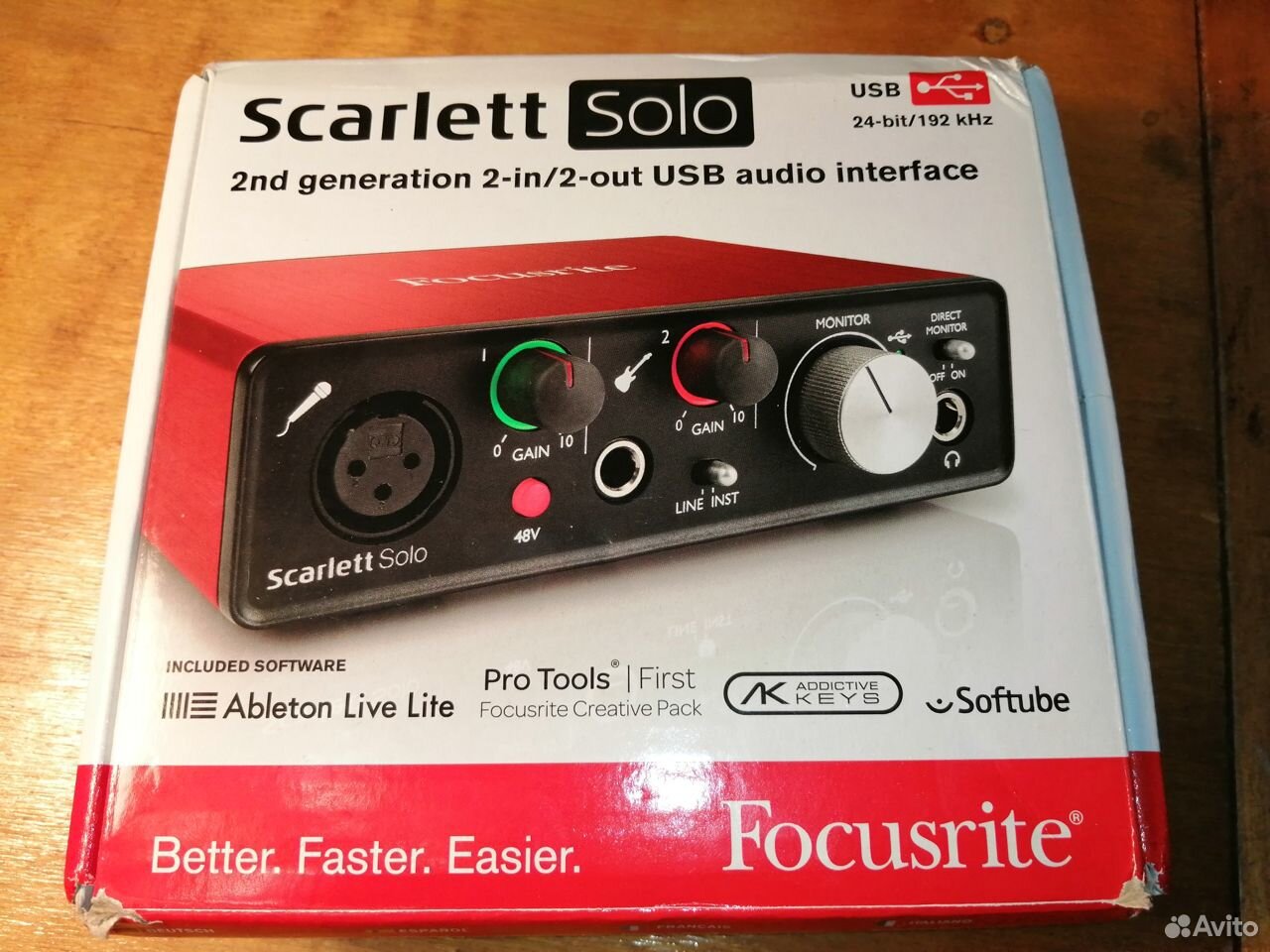 Звуковая карта focusrite scarlett solo 2nd gen