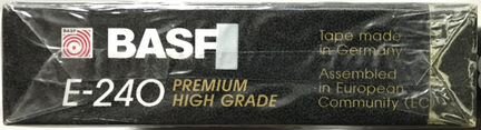 Видеокассеты VHS basf E-240 Premium High Grade