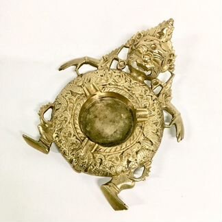 Винтажная пепельница латунь