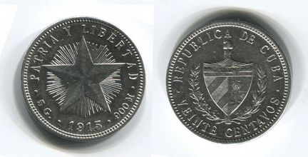 Латинская Америка монеты серебро обн1612