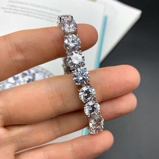 Браслет дорожка из серебра 925
