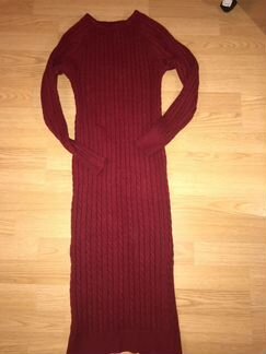 Платье вязанное