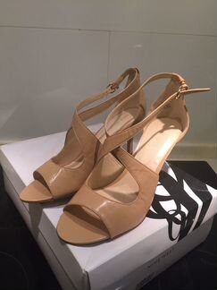 Босоножки на каблуке Nine West, натуральная кожа