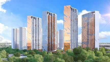 3-к квартира, 71.7 м², 6/22 эт.