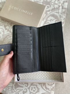 Чёрный кошелёк Coccinelle оригинал
