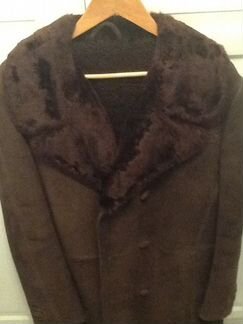 Дубленка мужское 52/54 шапка в подарок