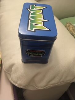 Черепашки ниндзя коробка железная для карточек