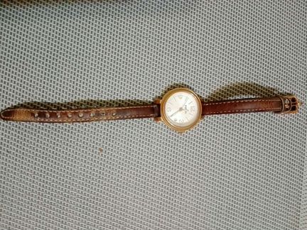 Часы бренда fossil.позолота розовое золото