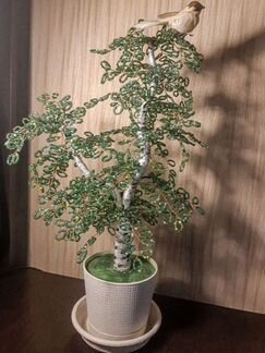 Берёза из бисера