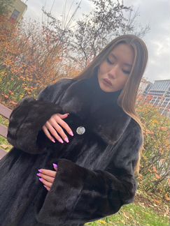 Шуба норковая в роспуск