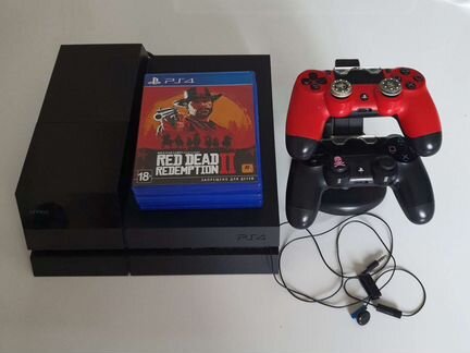 Sony PS4 3tb 4 игры 2 джойстика