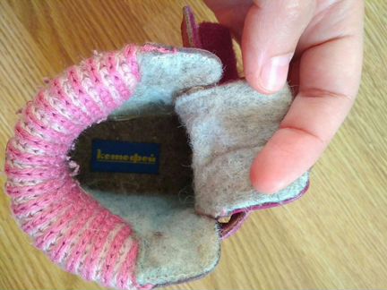 Ботинки для девочки 21