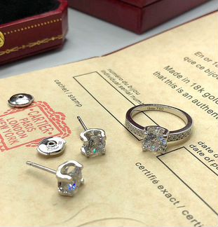 Подвеска Серьги Картье