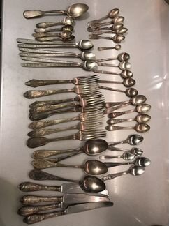 Старинные столовые приборы