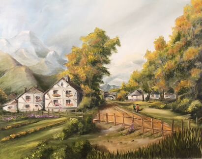 Картина маслом. 50х40 масло,орг. Александр Кан