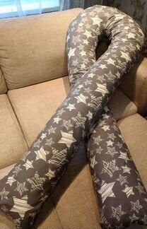 Подушка для беременных+наволочка (новая)