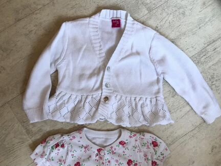 2 кофточки Mothercare 9-12 месяцев за