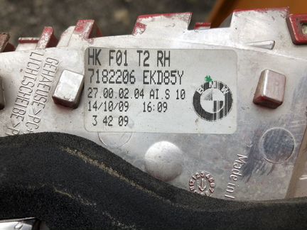 Фонарь правый крышки багажника для BMW 7 F01