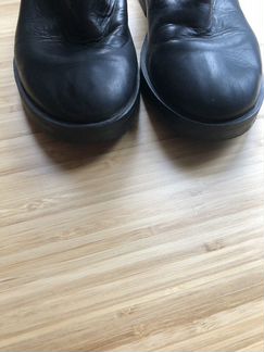 Сапоги zara кожаные