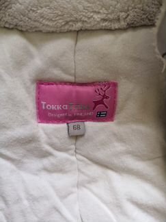 Зимний комбинезон на девочку 68см