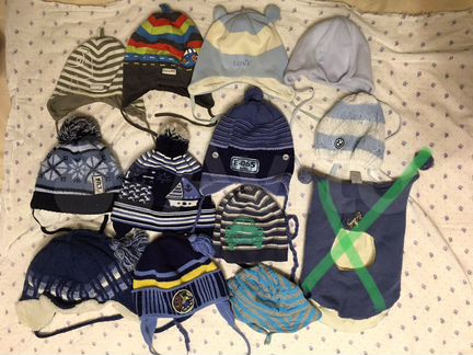 Шапки для мальчика 1-5 лет