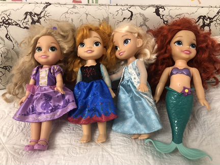 Куклы Дисней Эльза, Анна, Рапунцель, Ариэль