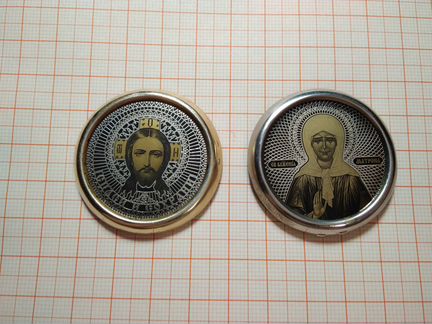 Икона. Серебро. Матрона Московская. сар ювелир